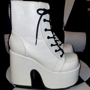 Pure Rave Royalty Platform Demonia Boots